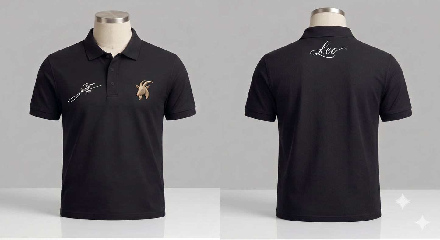 G.O.A.T Tasarım Polo Yaka - "Messi"